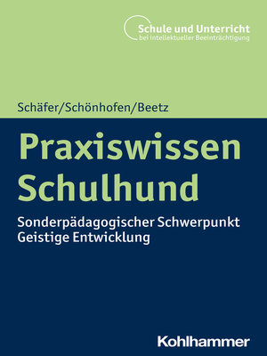 cover image of Praxiswissen Schulhund